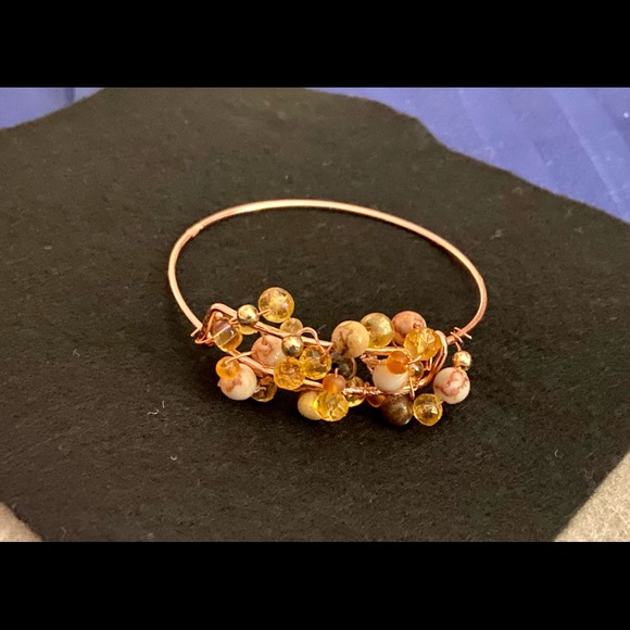 Nordstrom Jewelry - Make Me An OFFER! Women’s Nordstrom’s Rose-Gold Expandable Bangle, Golden/Orange